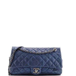 Chanel Jumbo Easy Flap Bag Quilted Caviar